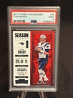 Tom Brady 2017 Panini Contenders #95 – PSA 9 Mint | Patriots | Season Ticket
