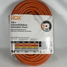 New 100 foot 16 gauge 10 amp 125 volt electric Extension cord