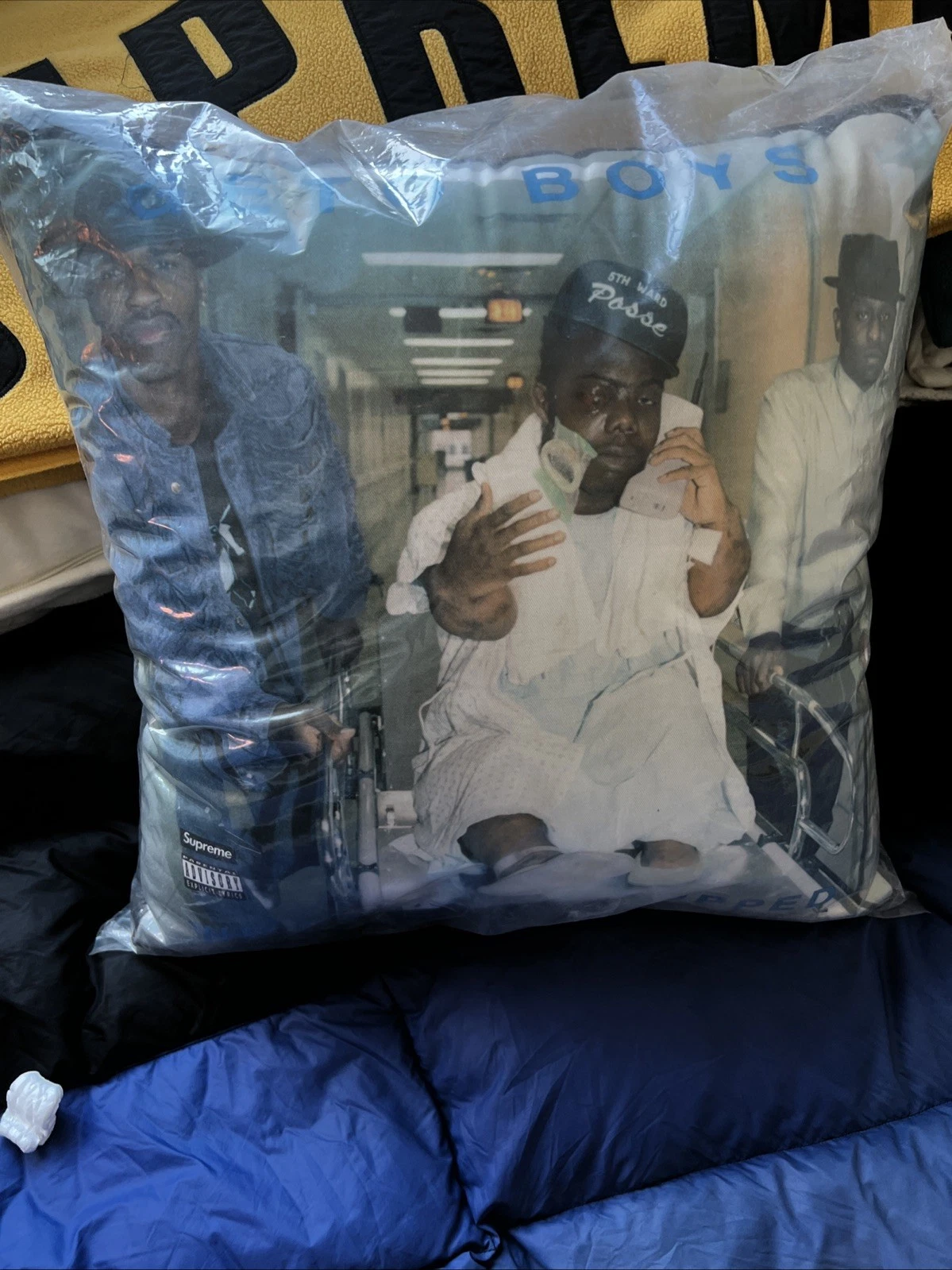 100% Authentique Supreme Geto Garçons Oreiller DS dans Sac SS17 Boîte Logo Rap Lot
