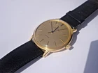 VINTAGE 18ct SOLID GOLD FINE GENT'S OMEGA SEAMASTER DE VILLE AUTOMATIC WATCH