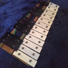 Vintage Xylophone By Rhythm Band Inc, Made In Japan 20 Key Tones With Notes