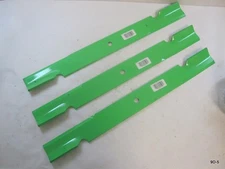 3 Pack 8Ten LawnRAZOR C-BLD-0243 Notched High Lift Blades 24 1/2"