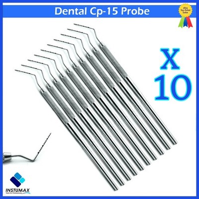 X10 Periodontal Color Coded Dental Marking Pocket Probe Williams CP 15