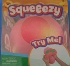 Viral Sunny Days Jumbo Squeezy Peach   Squishy Toy, Stress Relief Sensory Fun   