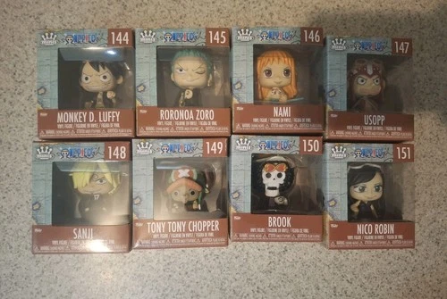 Funko Minis One Piece Bundle Set of 8pc Figures Straw Hat Pirates 🏴‍☠️ NEW!