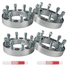 4pc 8x6.5 To 8x6.5 Wheel Spacers M14x1.5 126.15mm 1.5 For Chevy Nissan Hummer