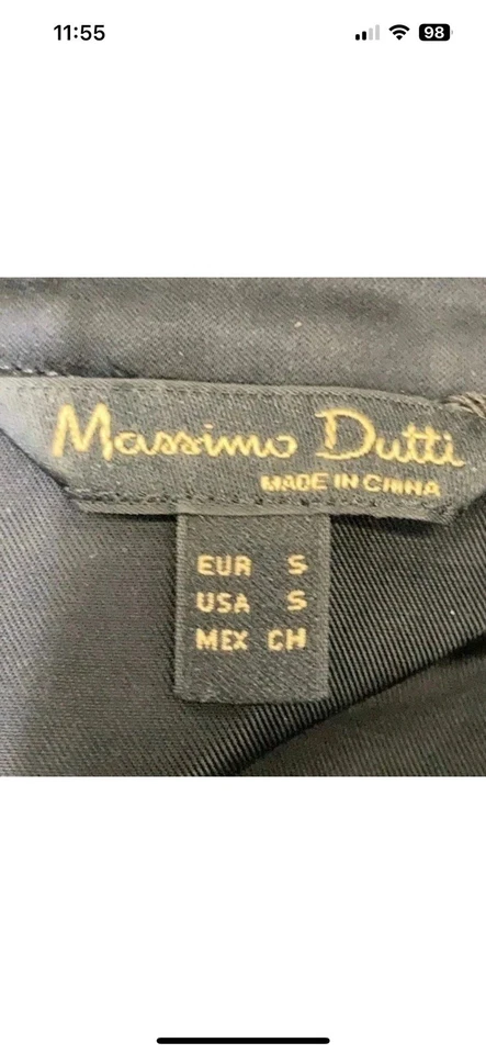 Massimo Dutti Jumpsuit/Overall Damen Gr. S/ 36  Schwarz - Top ♥️ - Bild 3 von 4