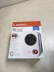 Lasko 101 MyHeat Personal Electric 200W Ceramic Space Heater, White