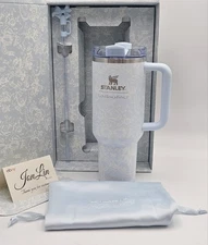 Stanley x LoveShackFancy 40oz Toscana Toile Alpine Blue Holiday Quencher Limited