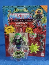 MASTERS OF THE UNIVERSE ORIGINS DELUXE SNAKE FACE FIGURE MOTU MATTEL