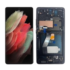 For Samsung Galaxy S21 Ultra 5G SM-G998U OLED Display LCD Touch Screen Frame