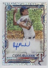 2021 Bowman Chrome Prospects Speckle Refractor 102/299 Dylan MacLean Auto n1u