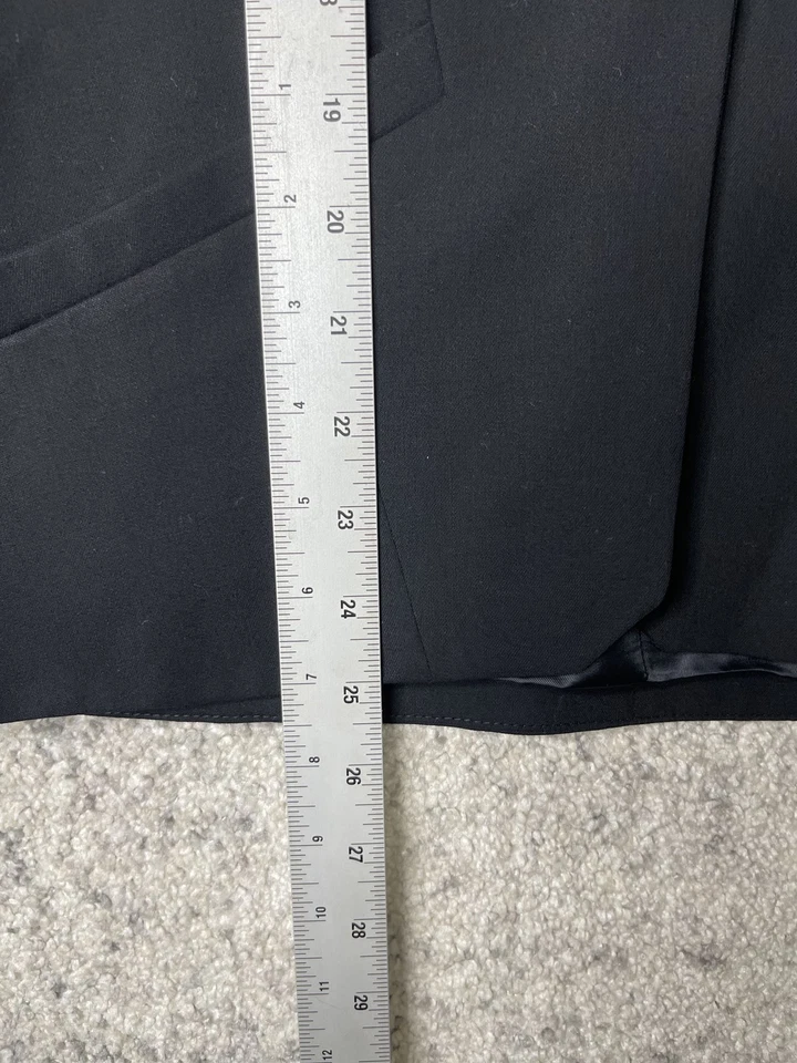 Blazer Vanessa Bruno Mujer 38 Lana Un Botón Forrado Clásico Oficina Chaqueta Foto 3 de 4