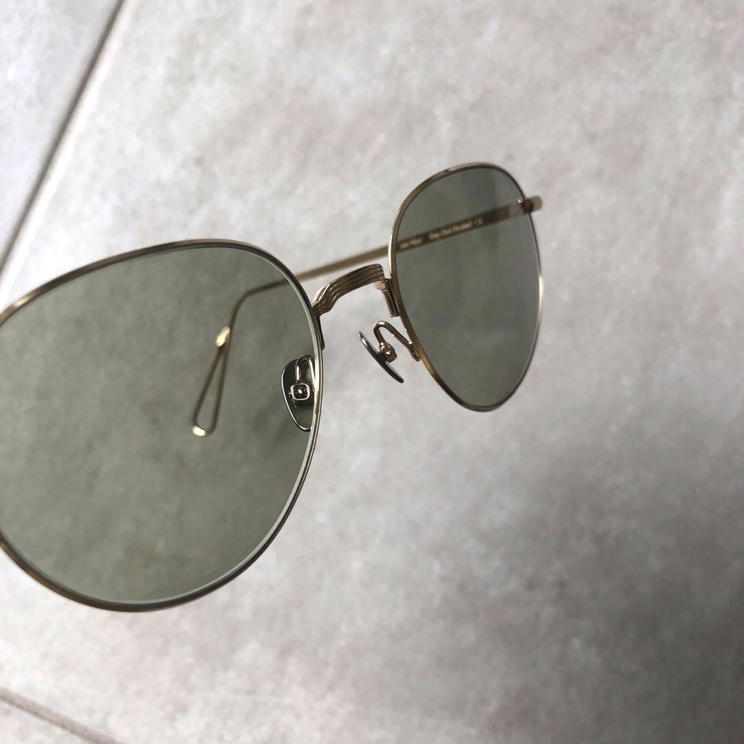 AHLEM SUNGLASSES BY JEAN NICOT BLACK & GOLD GOOD CONDITION AHLEM SUNGLASSES BY JEAN NICOT BLACK & GOLD GOOD CONDITION