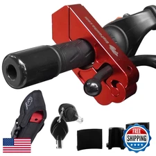 BigPantha Motorcycle Grip Lock Heavy Duty Handlebar Throttle Brake Security