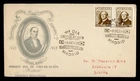 DR WHO 1948 SPAIN FDC MIGUEL BIADA PAIR M81885