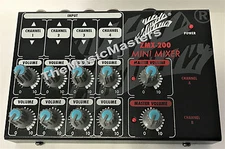 8 Channel Input 2 Output Mini Audio 1/4" MICROPHONE MIXER Karaoke DJ Home Studio