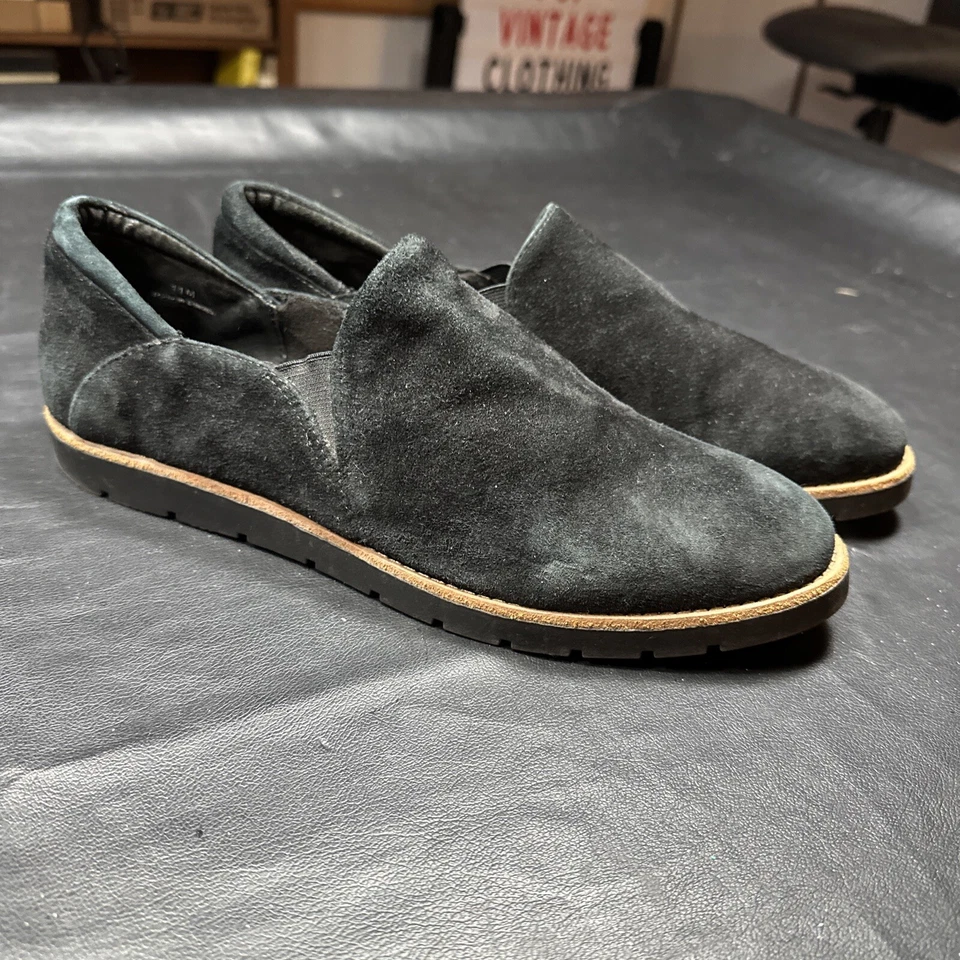 Mocasín de gamuza Vaneli para mujer talla 11 M Jager suela de goma negra informal acolchado BP Foto 4 de 4