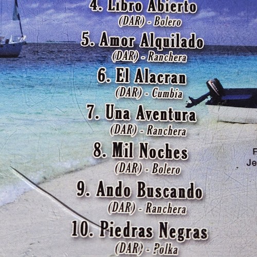 Los Alegres De Ruben Tellez Music CD Mi Barquito Spanish - Imagen 4 de 8