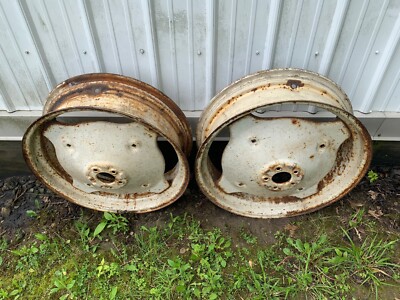 2 -REAR RIMS HAD 8.3 X 24 TIRES OFF CUB LO BOY 154 184 185 ...