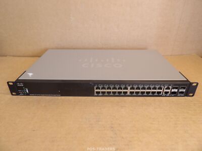 Cisco SG350X-24-K9 V02 24-Port Gigabit Stackable Managed Switch - INCL RACK EARS