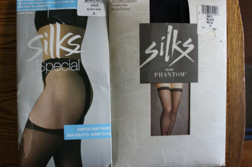 2 Pair of SILKS SPECIALTIES STOCKINGS size A - Picture 1 of 2