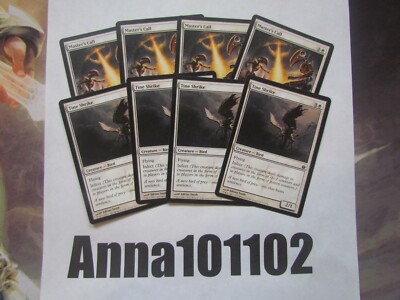 Tine Shrike x4 and Master's Call 4x, Mir Besieged White MTG