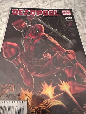 Deadpool #1 (Marvel Comics  2008) Liefeld Variant 1:25 Gorgeous Art! limited