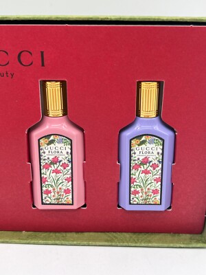 NEW GUCCI BEAUTY PERFUMES SET 4 Pieces MINIATURE PERFUMES SET 4 x