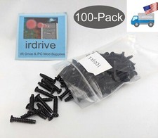 100-pack: Metric M3.5 x 18mm Black Oxide Steel Fan Heat-Sink Assembly Screws,CPU