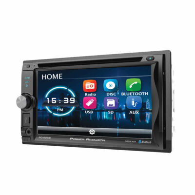 Power Acoustik PD-625B 2 DIN Detachable Face DVD/CD/MP3 Player Bluetooth AUX USB