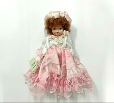 BAMBOLA IN CERAMICA GRANDE ALT 26 CM DA COLLEZIONE PORCELLANA VINTAGE