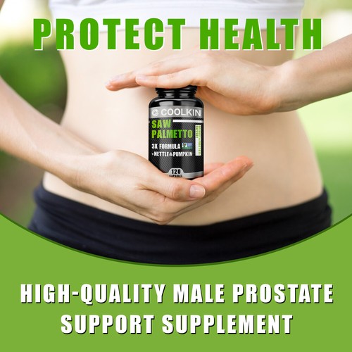 Saw Palmetto 1020mg-Stinging Nettle - Prostate Support,Reduce Frequent Urination - Foto 8 di 13
