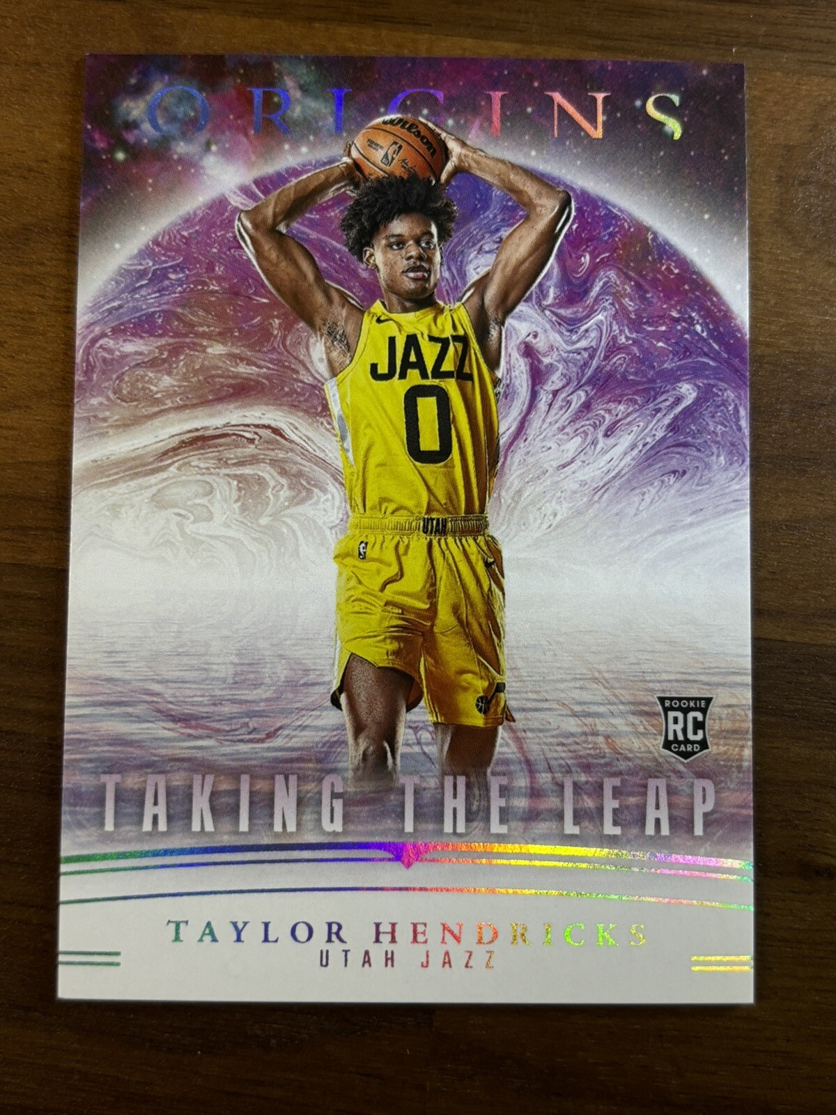 2023-24 Panini Origins Basketball Taking The Leap Insert Taylor Hendricks Jazz