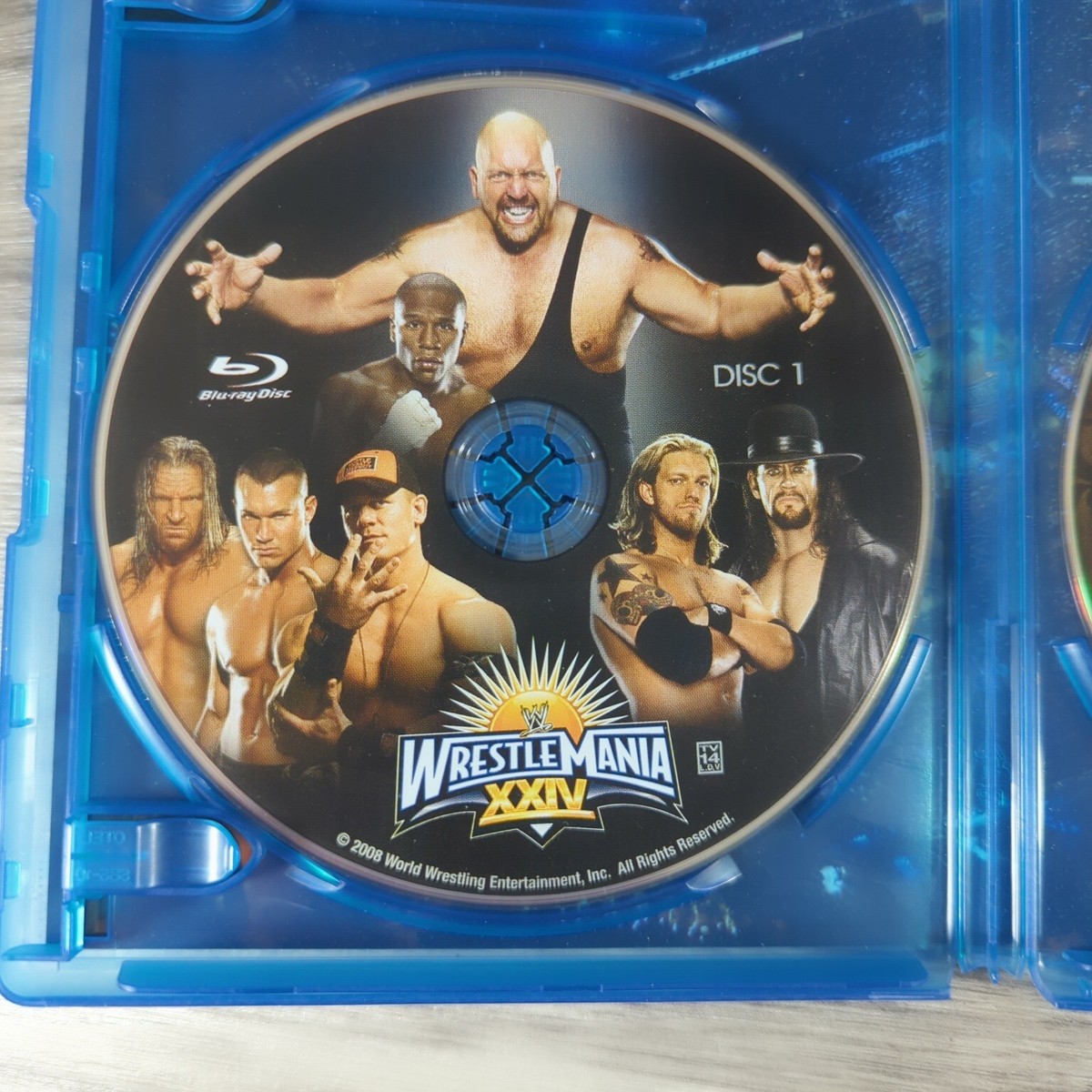 WWE - Wrestlemania XXIV (Blu-ray Disc, 2008 2-Disc Set) Ric