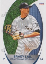 2018 Scranton Wilkes Barre RailRiders Brady Lail RC Rookie NY Yankees