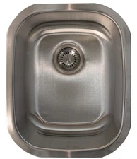 Stainless Steel Single Bowl Undermount Kitchen/Bar Sink 18 Gauge