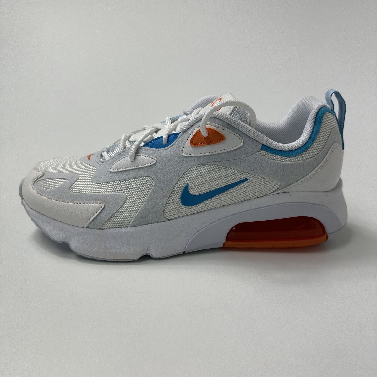 Nike Footwear Nike Air Max 200 Blue And Orange Nike Air Max 200