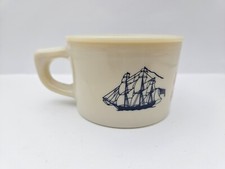 Vintage Old Spice Shaving Mug Ship Grand Turk Salem 1786 Shulton 6 oz Cup