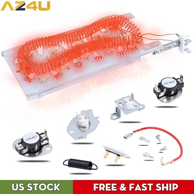 WP3387747 Whirlpool Dryer Heating Element fits 3392519 279816 279973 3392519