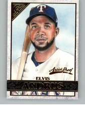 2020 Topps Gallery Elvis Andrus 95 Artist's Proofs Texas Rangers