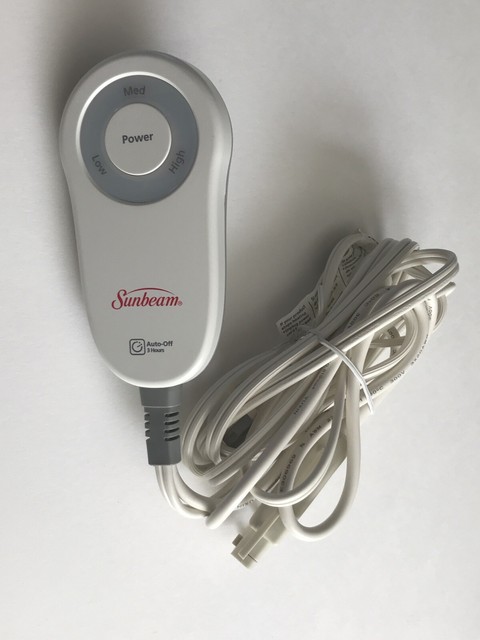 Sunbeam Electric Heated Blanket Throw Control Cord 3 Prong Single M85ap E23623f For Sale Online Ebay