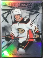 2021-22 UD SP GAME USED Authentic Rookies Jamie Drysdale TRUE ROOKIE /34 (RC)
