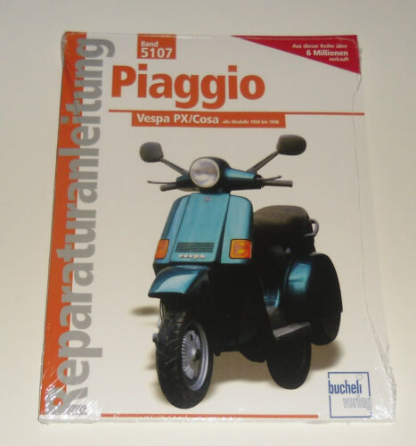 Reparaturanleitung Piaggio Vespa PX 80 125 150 200 + Cosa, Baujahre 1959 - 1998  - Afbeelding 1 van 1
