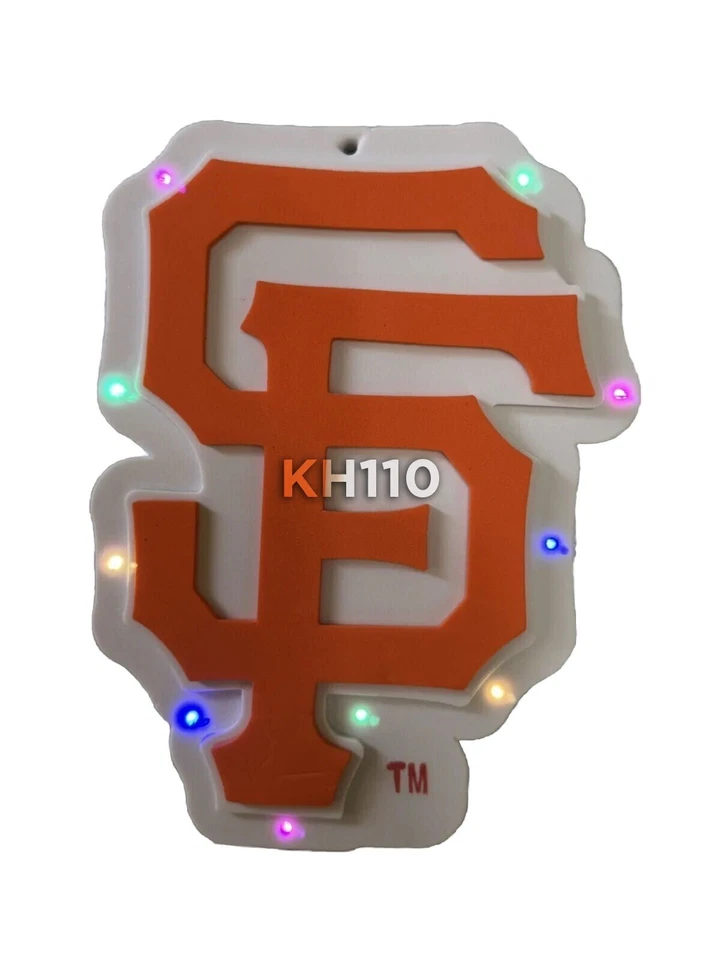 San Francisco Giants MLB LED Light Up Fan Chain Necklace-NEW - Image 2 of 4