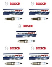 Set of (5) BMW X5 Bosch Spark Plugs 0242145515 12120037580