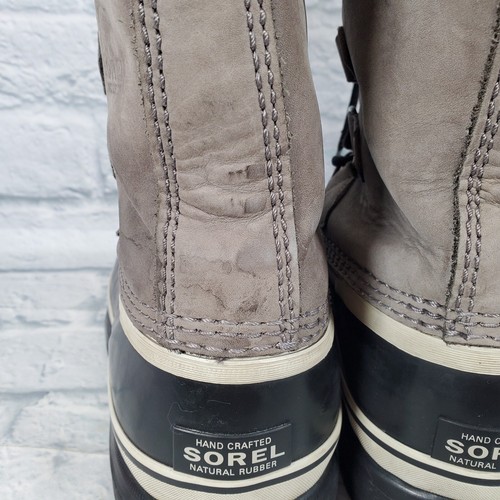 Sorel Caribou Waterproof Insulated Snow Boots NL1005-051 Shale Stone Size 7 - Picture 8 of 9