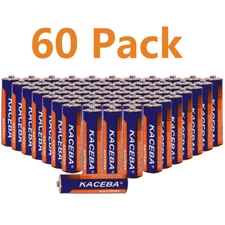 Wholesale 60 Pack AA Battery Extra Heavy Duty 1.5v Long Lasting Double A Battery