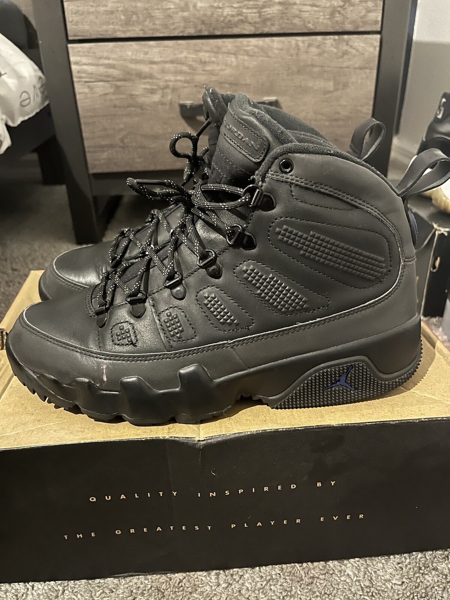 スニーカー NIKE Air Jordan 9 Retro Boot NRG 'Black Concord' AW 18 2018 Buy Air Jordan 9 Retro Boot NRG 'Black Concord' - AR4491 001