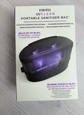 HoMedics UV Clean Superior Strength Portable Sanitizer Bag, Kills 99.9 60 Secs